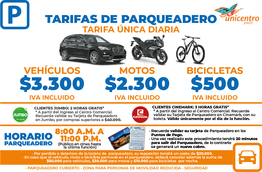 Parqueadero Unicentro Pasto