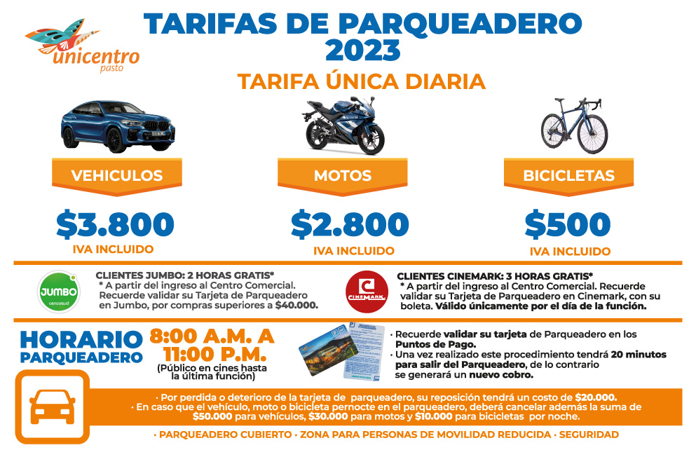Parqueadero Unicentro Pasto